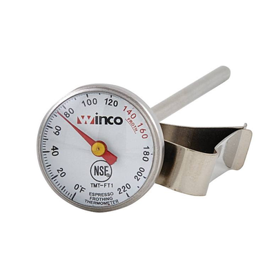 Winco TMT-FT1 Temperature Range 0° To 220° F Frothing Thermomete