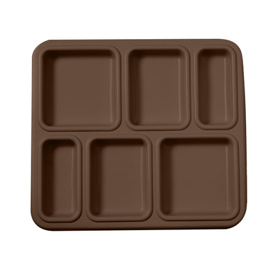 Cook's Insulated Goliath 6 Compartment Meal Tray