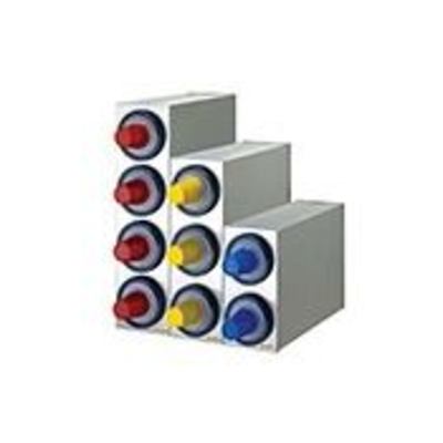 San Jamar Standard 3-Slot Stainless Steel Box Systems
