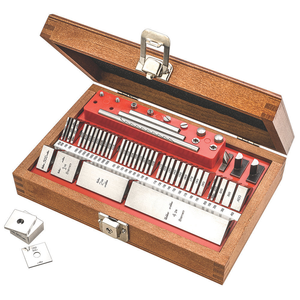 STARRETT SC 36. A1X 36 Pc. Square Croblox Chromium Carbide Gage Block Set