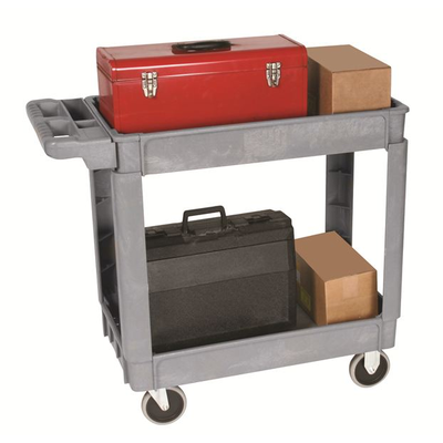 Wesco 270433 550 Lb. Capacity Deluxe Plastic Service Cart