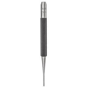 STARRETT 565A Drive Pin Punch, 1/16" Diam X 4" L
