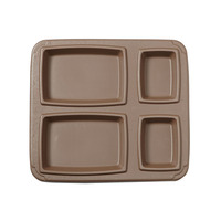 Cook's 630-110 Grizzly 4-Compartment Insulated Meal Tray (10/case)