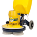 Cimex Cyclone 48 motor cover and floating brushes, close-up