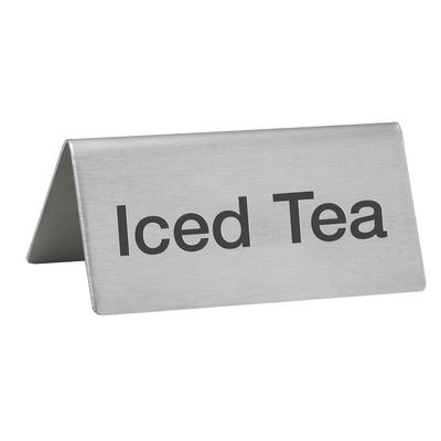 Winco SGN-105 Beverage Tent Sign Iced Tea