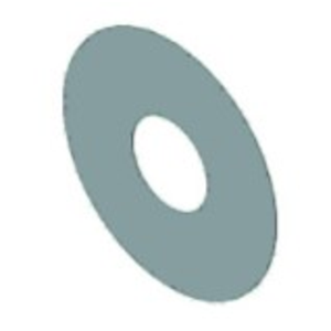 1.021" X 2.9" X 0.012" SHIM WASHER HR LOW CARBON STEEL PLAIN PER PRINT