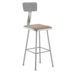 NPS 6330 NPS® 30" Heavy Duty Square Seat Steel Stool