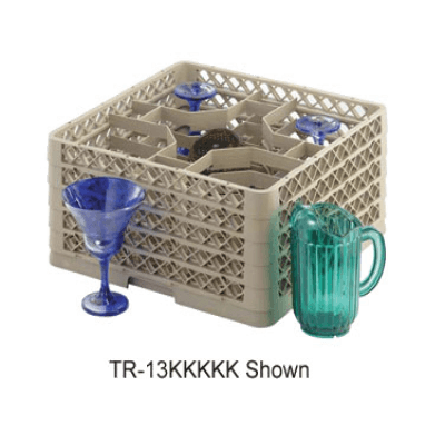 Vollrath TR13KKKK Traex Full Size Low Profile Glass/Stemware Ra