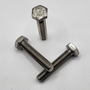 M6 - 1 X 30MM DIN 933 FT HEX HEAD CAP SCREW 316 SS PLAIN