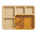 Cambro 853FH150 Amber Heat-Resistant Insert Trays