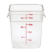Cambro Camwear 18 qt. Clear CamSquare Containers