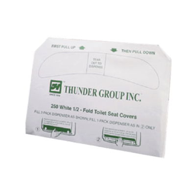 Thunder Group PATSC050 Half-Fold Toilet Seat Covers
