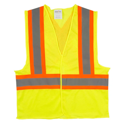 Safety Vest - Traffic - CSA Class 2 Level 2 - High Visibility Lime Yellow