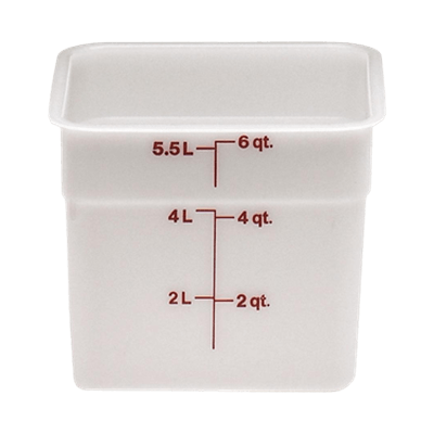 Cambro Poly 6 qt. CamSquare Containers