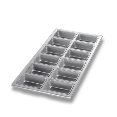 Chicago Metallic 45755 9-7/8" X 19-1/2" Overall Mini Loaf Pan
