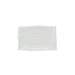 Thunder Group 24120WT 111/4" x 71/4" x 1" Wavy Rectangular Plate
