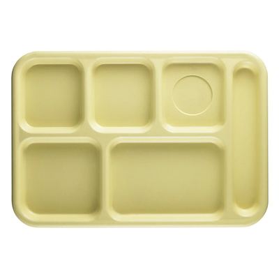 Cambro 10146CW145 Camwear School Tray 6-Compartment