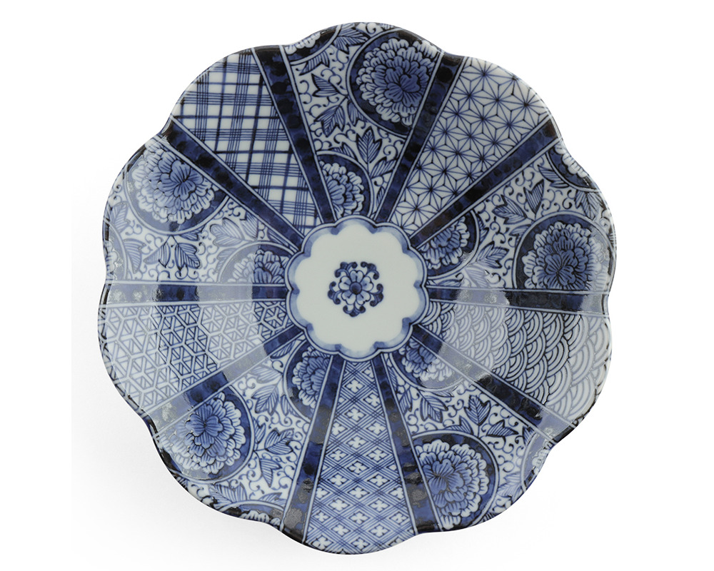 Blue Nishiki 9.25" Bowl