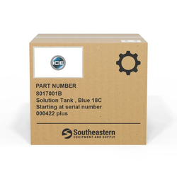Intelligent Cleaning Equipment - 8017001B - Solution Tank , Blue 18C Starting at serial number 000422 plus