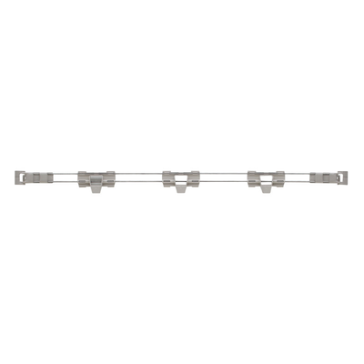 Metro MAX4-L48-2S Stackable Shelf Ledge (Back) for MetroMax 4 Industrial Plastic Shelving, 48" L x 2" H