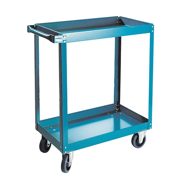 Shelf Cart - 30" x 18" x 36" - 900 lb Capacity - Steel - 2 Shelf