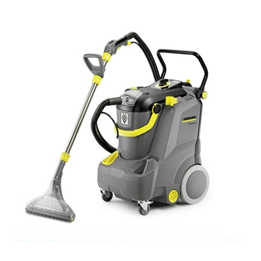 Karcher Puzzi 30/4 box and wand carpet extractor with floor tool