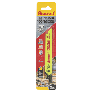 STARRETT BR61014-2 King Cut 6'' x 3/4 x .035 x 10-14, Bi-Metal, 2 Pack