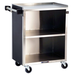 Lakeside 610 3-Shelf Enclosed Stainless Steel Service Cart