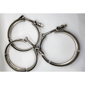 102.64MM X 19.05MM W HOSE CLAMP V BAND STAINLESS STEEL BAND PLAIN PER PRINT
