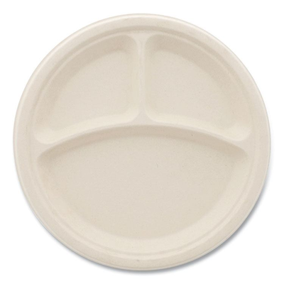 Boardwalk BWKPLT3C10NPFA Boardwalk®Bagasse PFAS-Free Dinnerware,