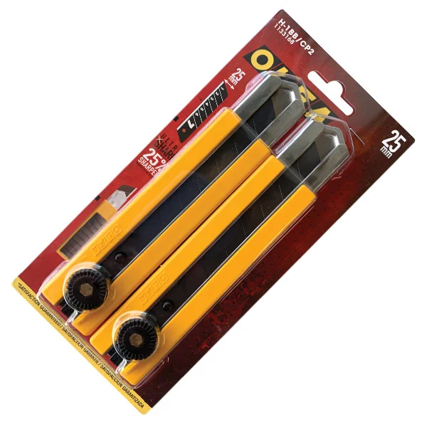 Utility Knife - 25mm - Extra Heavy Duty - Anti-Slip