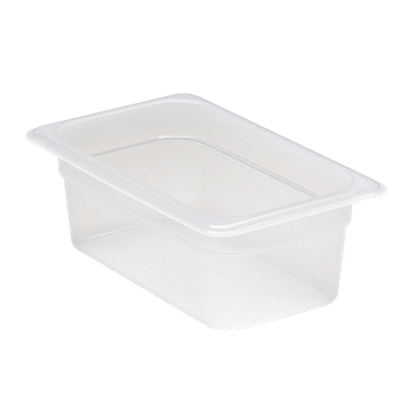 Cambro Translucent 1/4 Size 4"D Food Pans