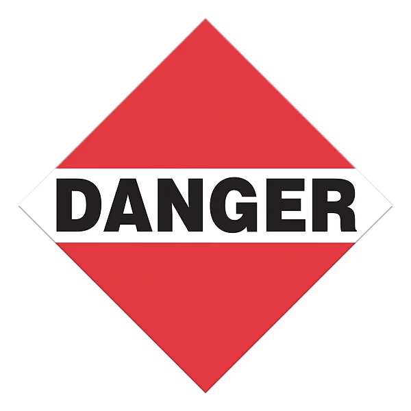 Dangerous Mixed Loads Placard - 10-3/4" x 10-3/4" - Tagboard - Class 9