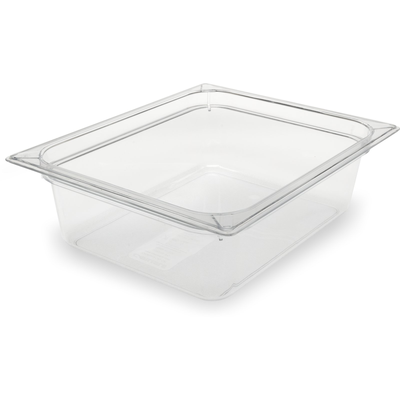 Carlisle 10221B07 StorPlus™ Half Size 4 In Dia. Clear Food Pan