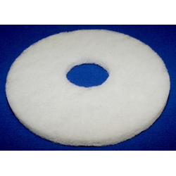 Floor Pads, 20", White (5 Pack)