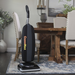CleanMax Zoom ZM-800 cordless vacuum standing on a rug