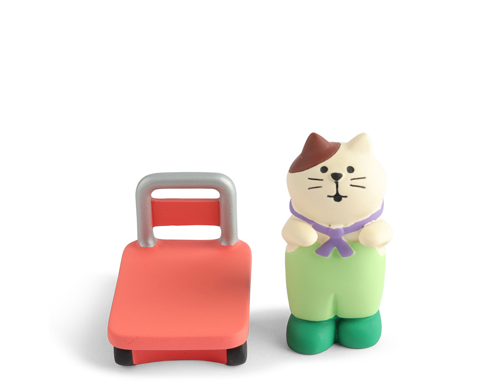 Figurine Cat & Cart