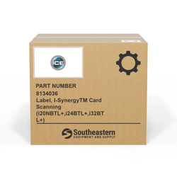 Intelligent Cleaning Equipment - 8134036 - Label, I-SynergyTM Card Scanning (i20NBTL+,i24BTL+,i32BTL+)