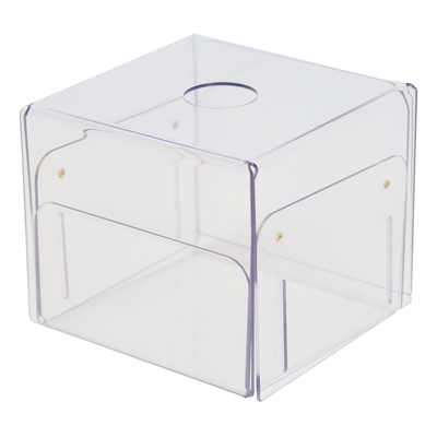 Cal-Mil 22158-12 6-3/4"L x 6-3/4"W x 10"H Sanitizer Wipe Box Holder