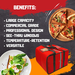 FSE Insulated Pizza Food Delivery Bag Carrier, 18 Inch x 18 Inch