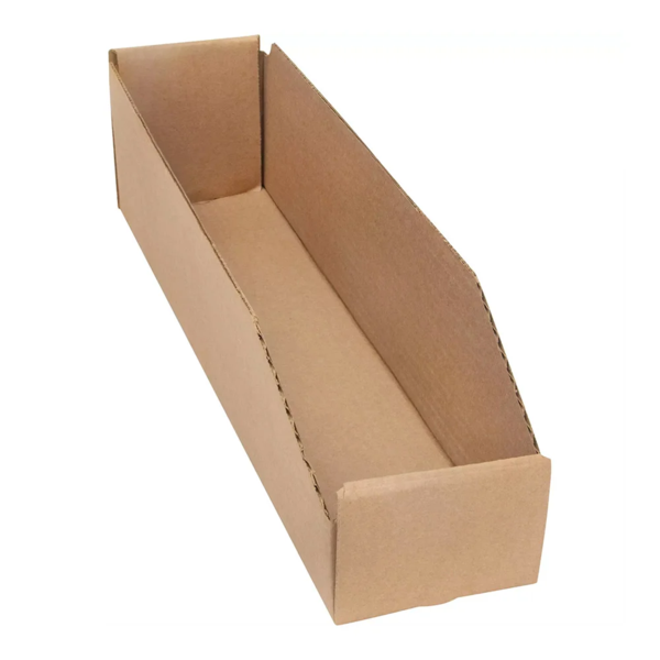 Corrugated Parts Bin - 18" Deep - 3-3/4" x 17-1/4" x 4-1/2" - 30 lb Capacity