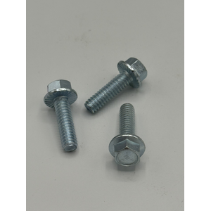 1/2" - 13 X 2 1/2" IFI-111 SERRATED HEX FLANGE SCREW SAE J429 GR 5 ZINC TRIVALENT CLEAR
