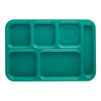 Cambro BCT1014414 Budget School Tray 6-Compartment