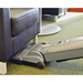 Karcher Sensor S12 vacuum lying flat under a chair