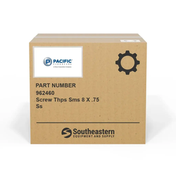 Pacific - 962460 - Screw Thps Sms 8 X .75 Ss