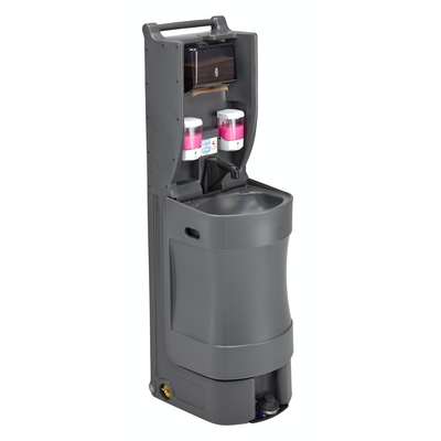 Cambro MHWS18PER100 Customizable 18 Gal. Mobile Handwash Station