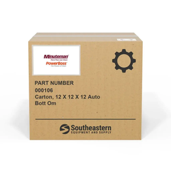 Minuteman - 000106 - Carton, 12 X 12 X 12 Auto Bott Om