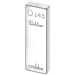 STARRETT RC .143 A1 Rect. Croblox Gage Block - .143 In., Grade A1