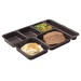 Cambro 10146DCP414 Separator Tray 6-Compartment Brown