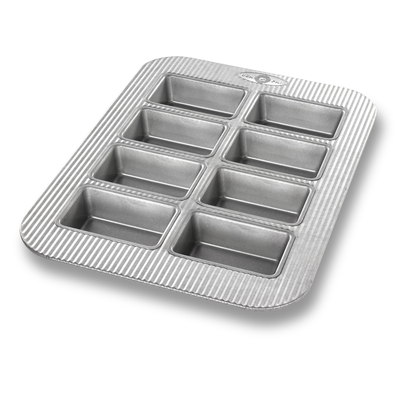 Chicago Metallic 25100 11-1/8" X 15-3/4" Overall USA PAN Mini-Loaf Pan